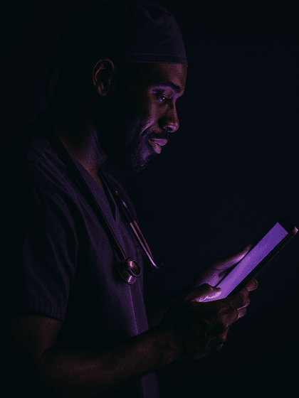 Clinician using mlooop